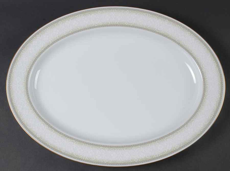Eugenia 16" Oval Serving Platter by Noritake-1