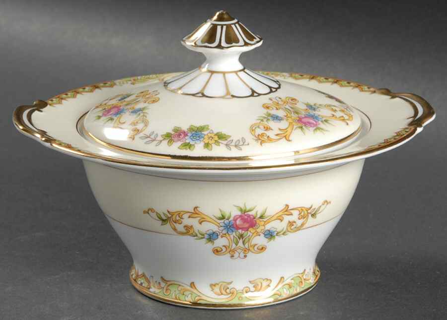 Eureka Sugar Bowl & Lid by Noritake-1
