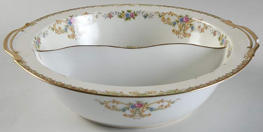 Eureka Round Divided Vegetable Bowl by Noritake-1