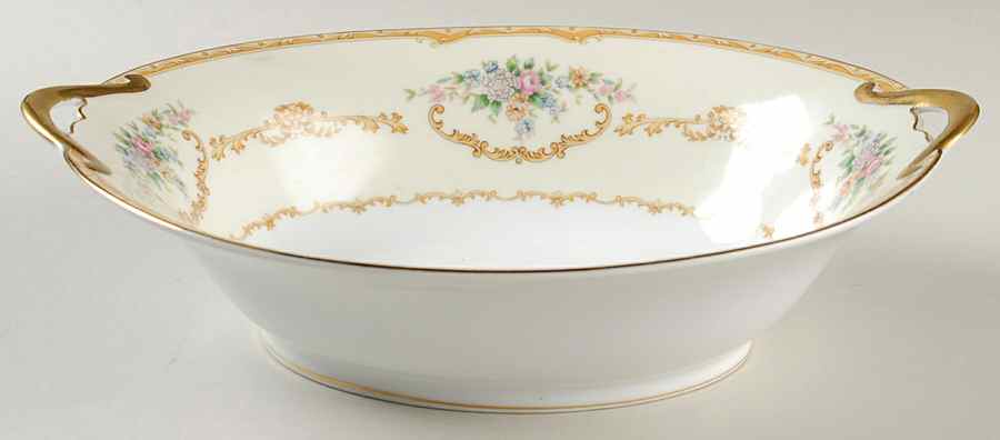 Evana 10" Oval Vegetable Bowl by Noritake-1
