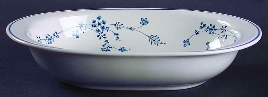 Evendale 10" Oval Vegetable Bowl by Noritake-1
