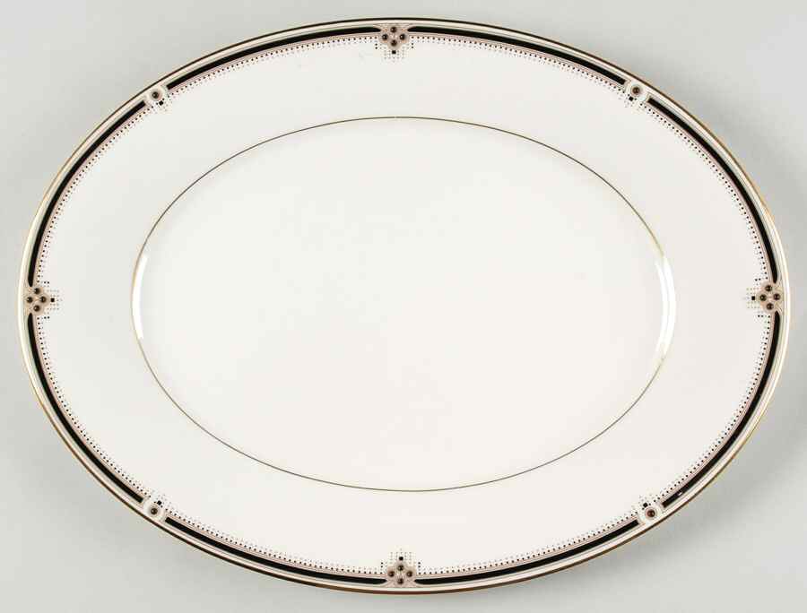 Evening Gown 13" Oval Serving Platter by Noritake-1