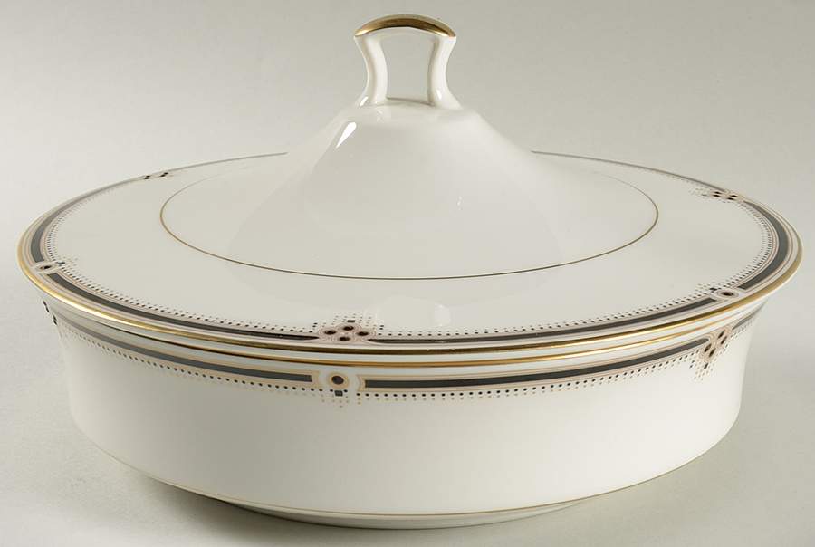 Evening Gown Round Covered Vegetable by Noritake-1