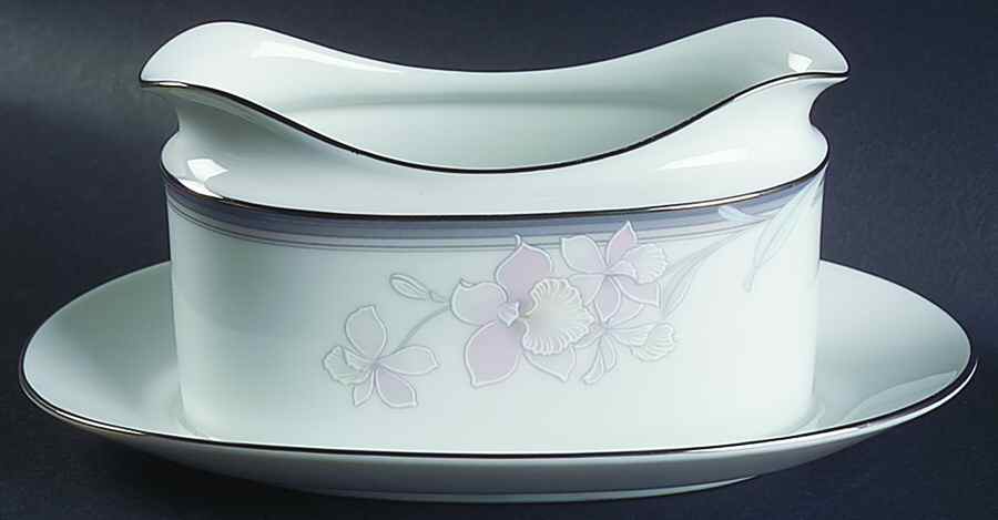 Evening Mood Gravy Boat with Attached Underplate by Noritake-1