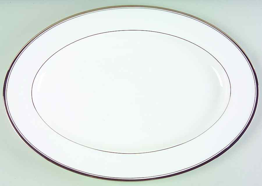 Fairbanks 16" Oval Serving Platter by Noritake-1