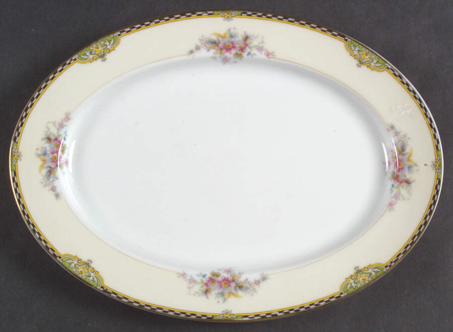 Fairfax 10" Oval Serving Platter by Noritake-1