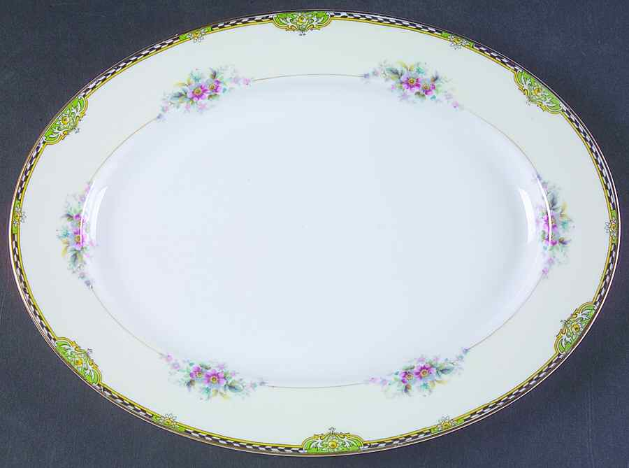 Fairfax 11" Oval Serving Platter by Noritake-1