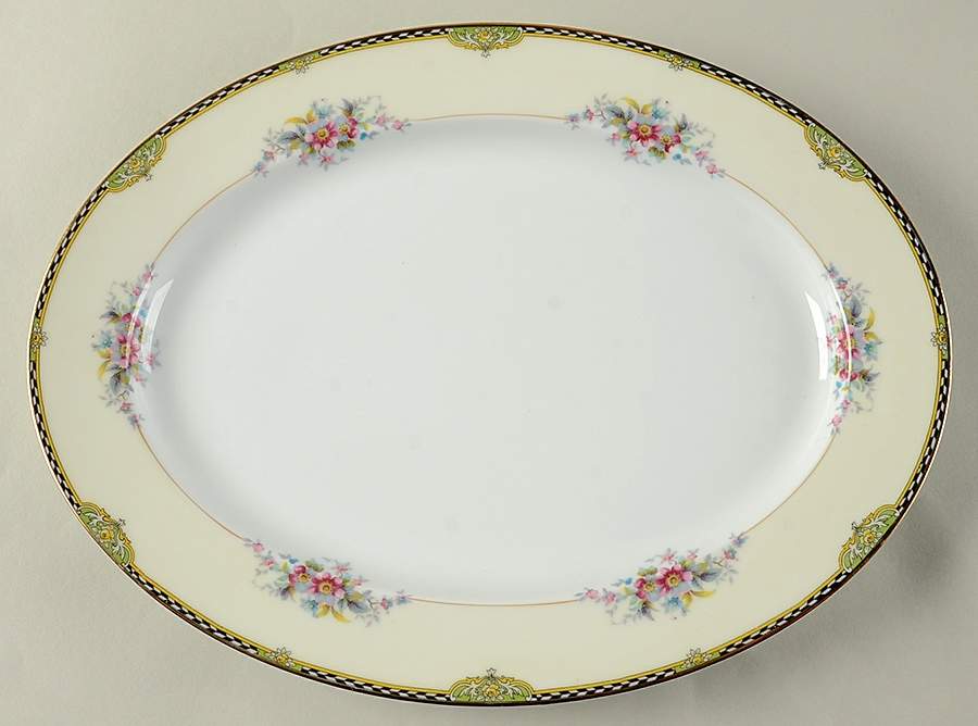 Fairfax 13" Oval Serving Platter by Noritake-1