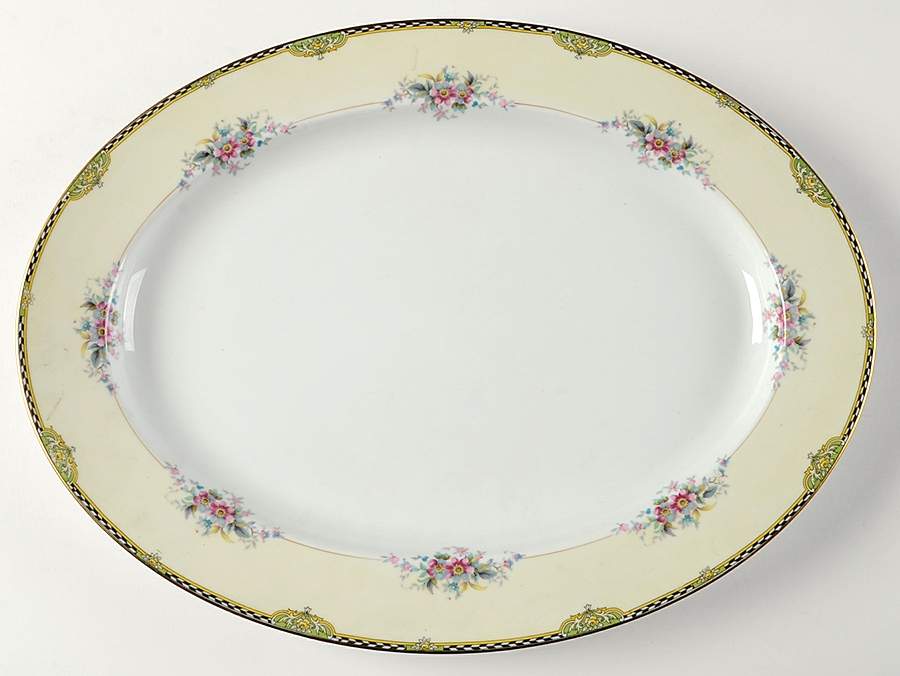 Fairfax 16" Oval Serving Platter by Noritake-1
