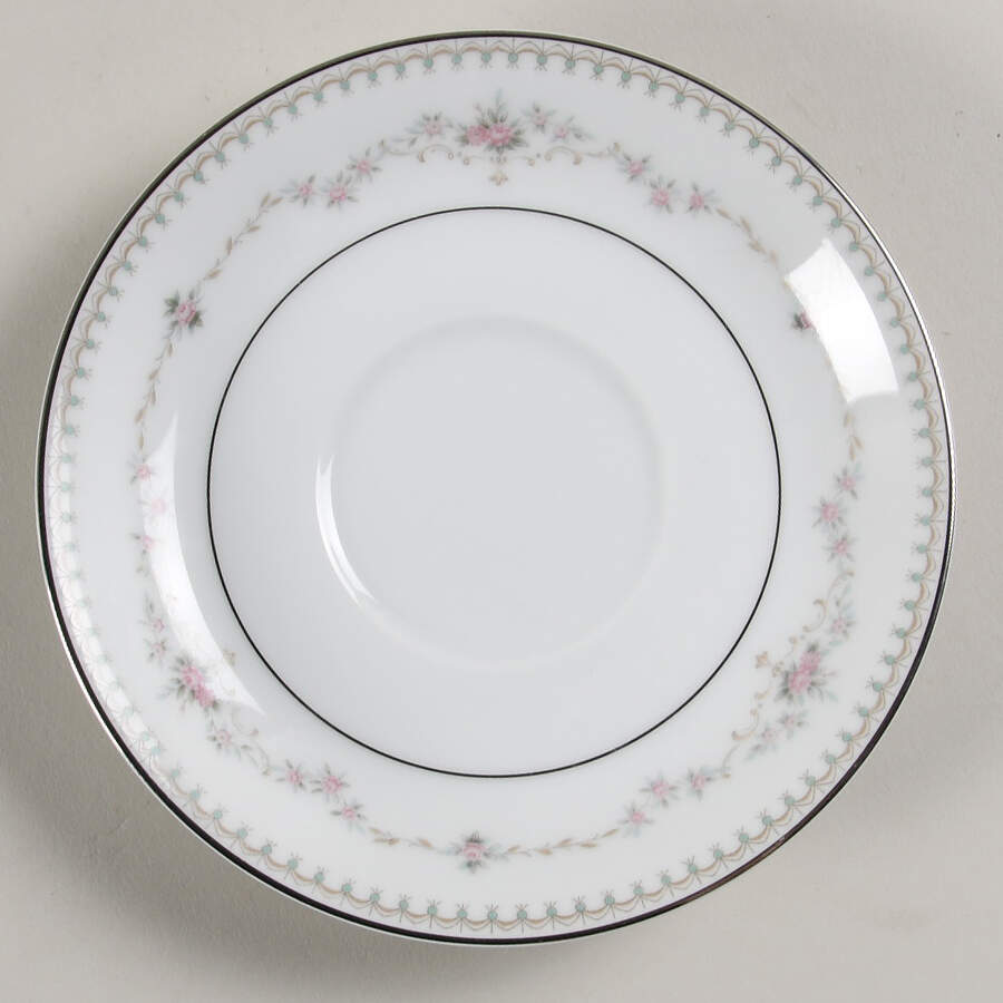 Fairmont (Platinum Trim) Saucer by Noritake-1
