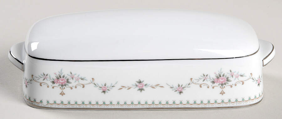 Fairmont (Platinum Trim) Lid for 1/4 Lb Butter by Noritake-1