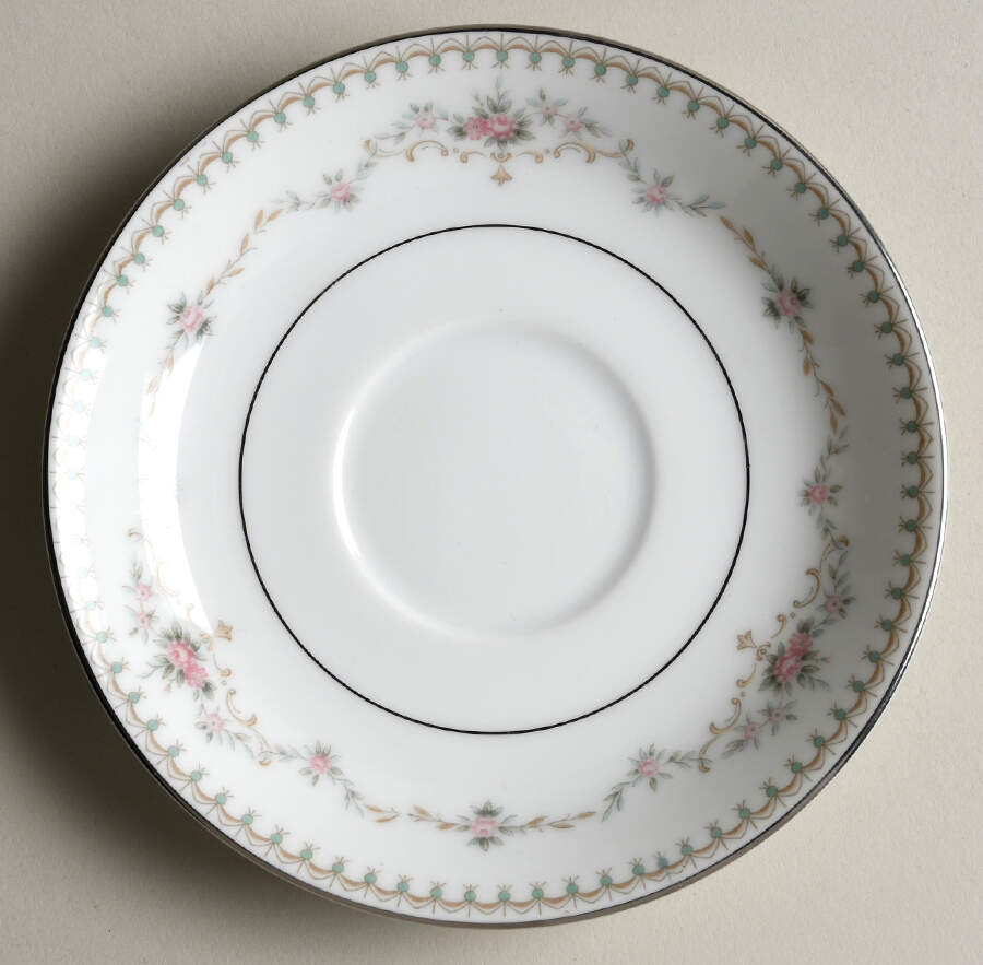 Fairmont (Platinum Trim) Saucer for Demitasse Cup by Noritake-1