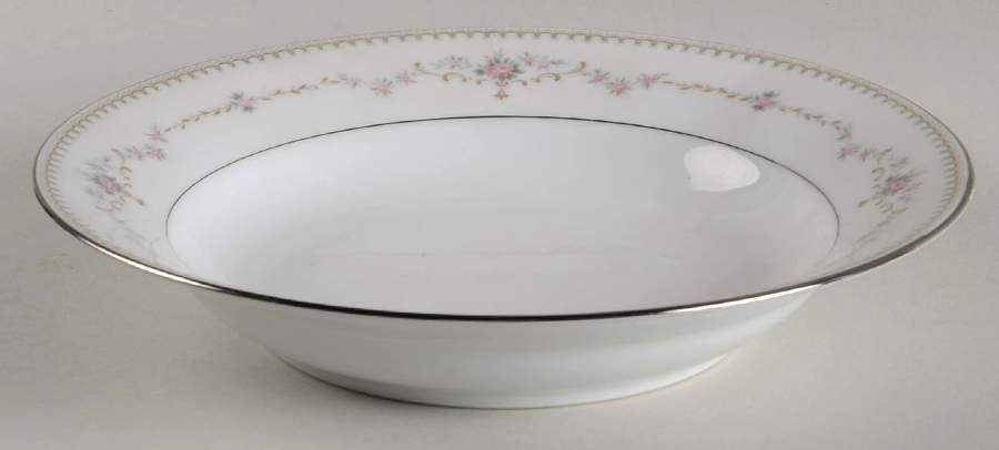 Fairmont (Platinum Trim) Large Rim Soup Bowl by Noritake-1
