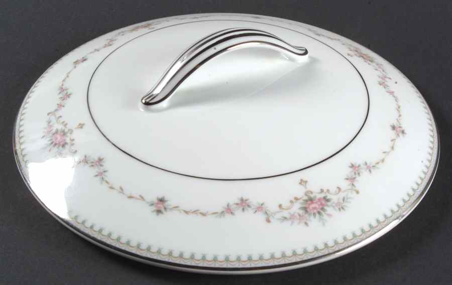 Fairmont (Platinum Trim) Lid for Round Vegetable by Noritake-1