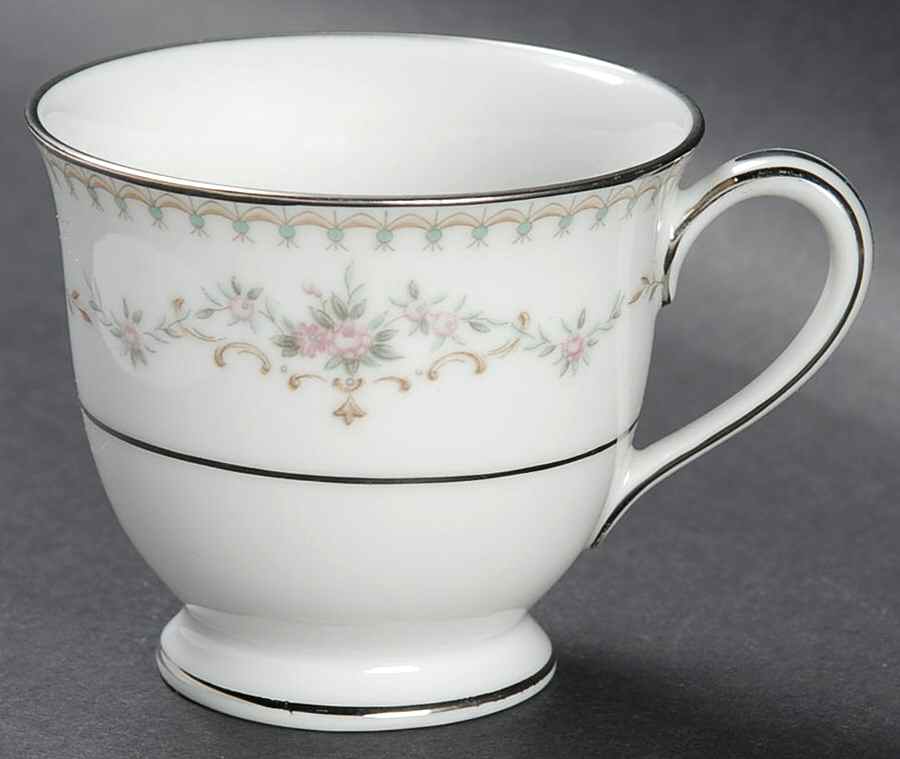 Fairmont (Platinum Trim) Footed Demitasse Cup by Noritake-1