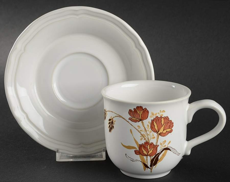Fallsong Flat Cup & Saucer Set by Noritake-1