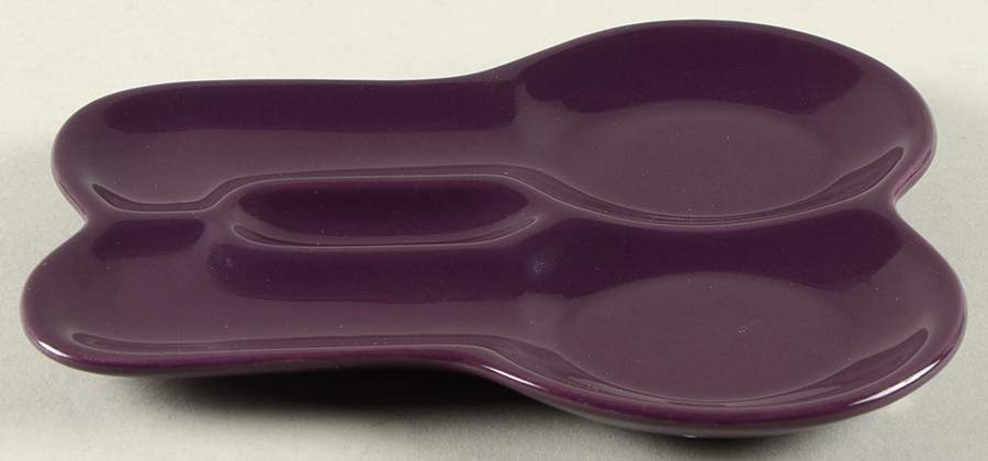 Wild Plum Double Spoon Rest/Holder by Noritake-1