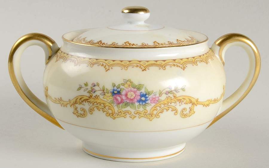 Farland Sugar Bowl & Lid by Noritake-1
