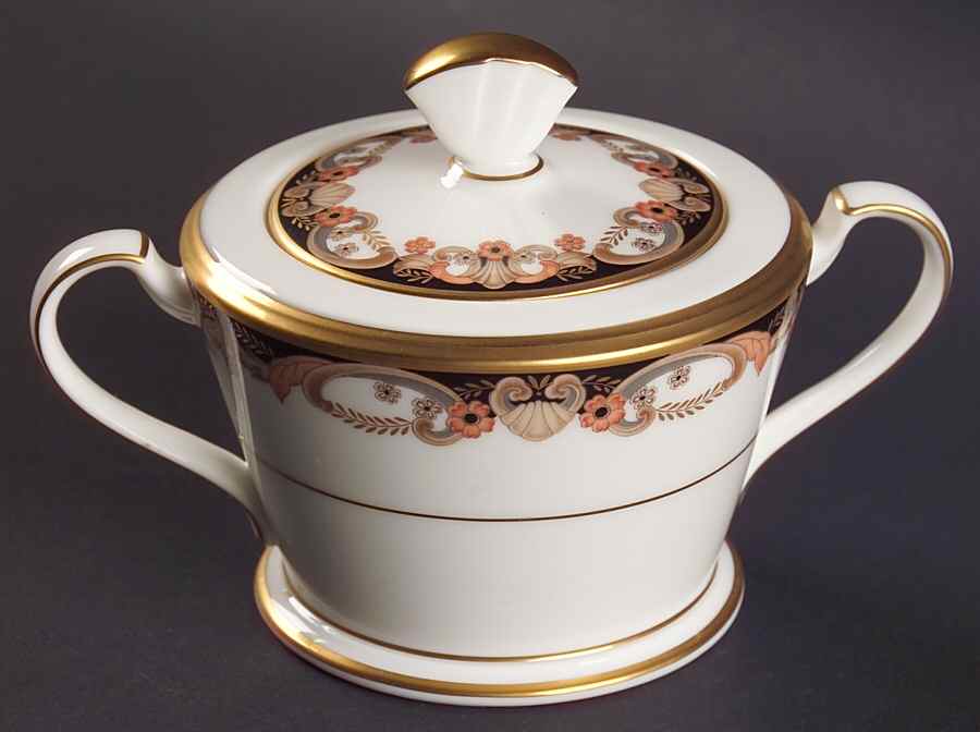 Farentino Sugar Bowl & Lid by Noritake-1