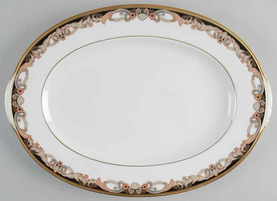Farentino 12" Oval Serving Platter by Noritake-1