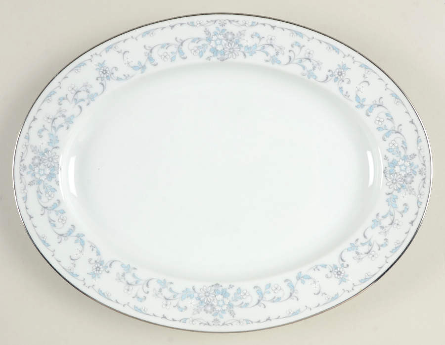 Fascination 11" Oval Serving Platter by Noritake-1