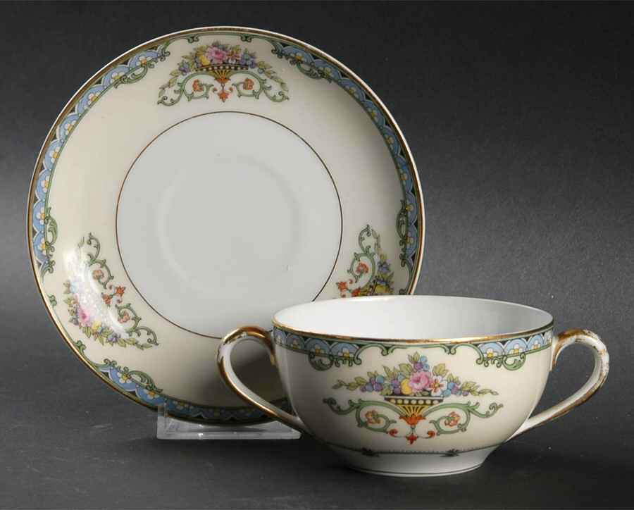 Favorita Bouillon Cup & Saucer by Noritake-1