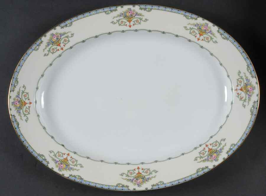 Favorita 16" Oval Serving Platter by Noritake-1