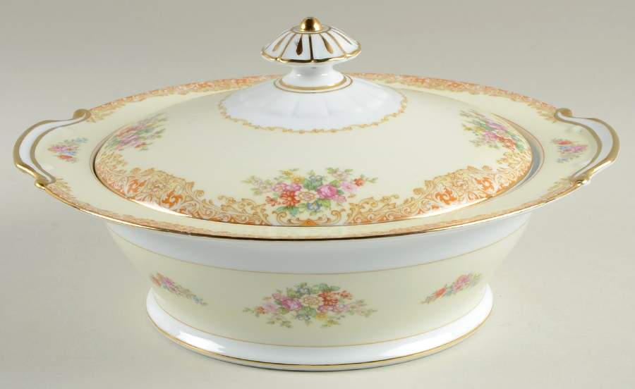 Faversham Round Covered Vegetable by Noritake-1