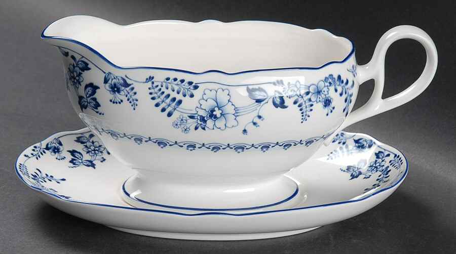 Fair Wind Gravy Boat & Underplate by Noritake-1