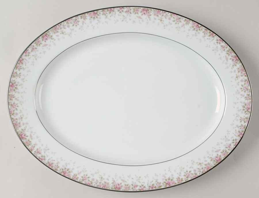 Faye 13" Oval Serving Platter by Noritake-1
