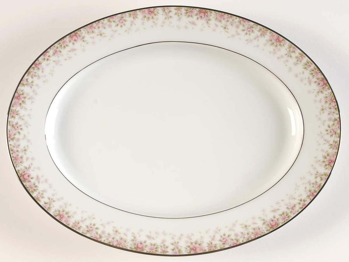 Faye 11" Oval Serving Platter by Noritake-1