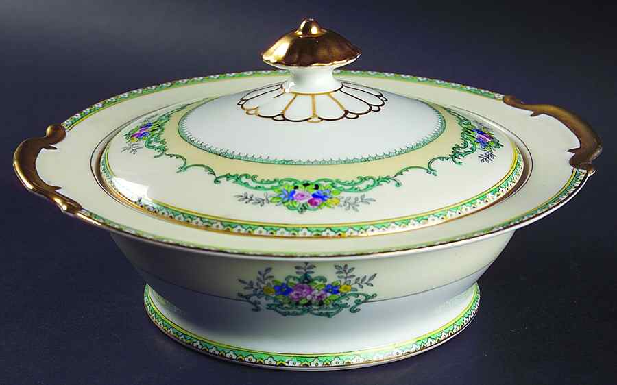 Felicia Round Covered Vegetable by Noritake-1