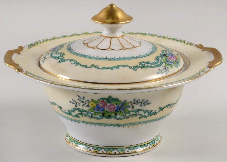 Felicia Sugar Bowl & Lid by Noritake-1