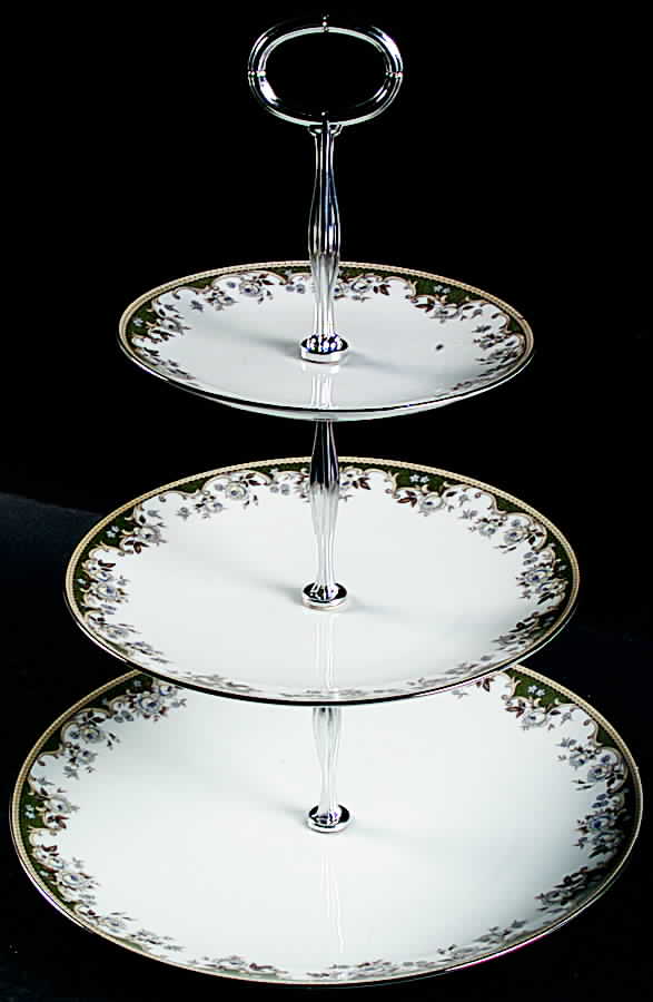 Fellicia 13 7/8"-14 1/4" 3-Tiered Serving Tray(DP,SP,BB) HC by Noritake-1