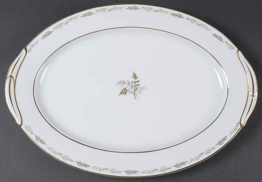 Ferncliff 16" Oval Serving Platter by Noritake-1