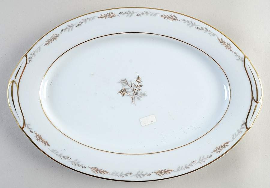 Ferncliff 12" Oval Serving Platter by Noritake-1