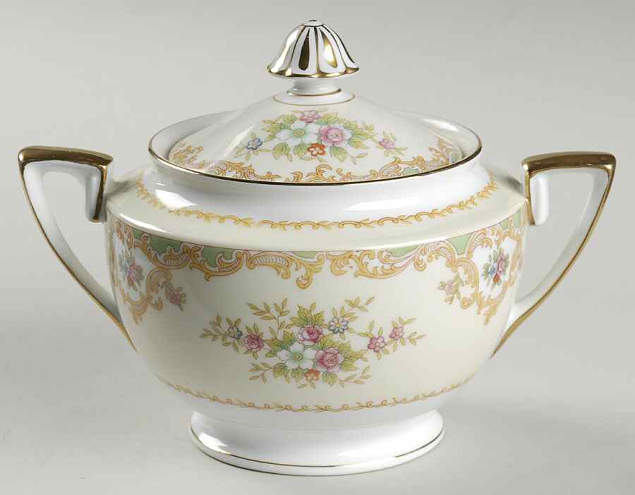Fernand Sugar Bowl & Lid by Noritake-1