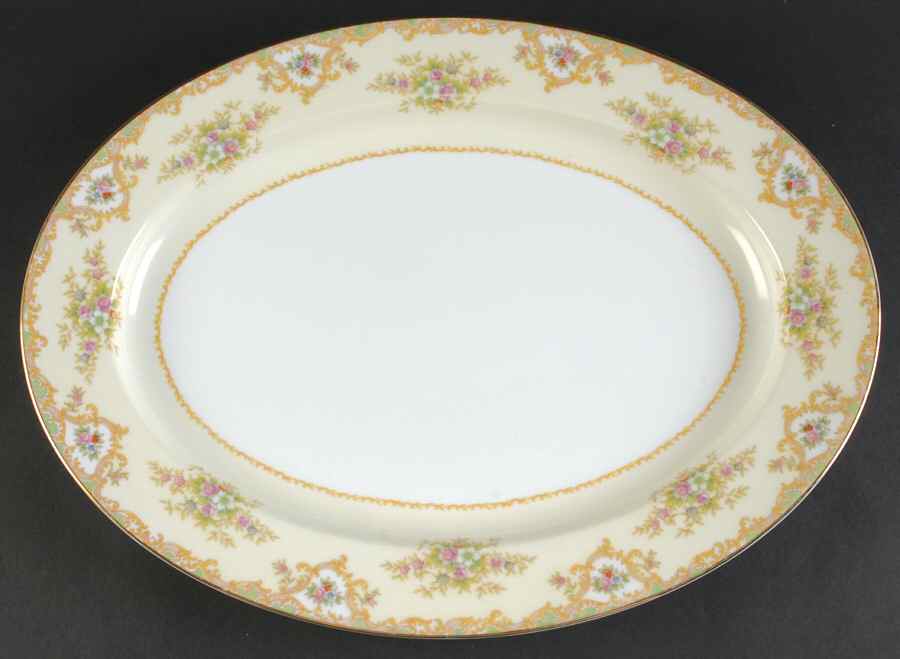 Fernand 16" Oval Serving Platter by Noritake-1