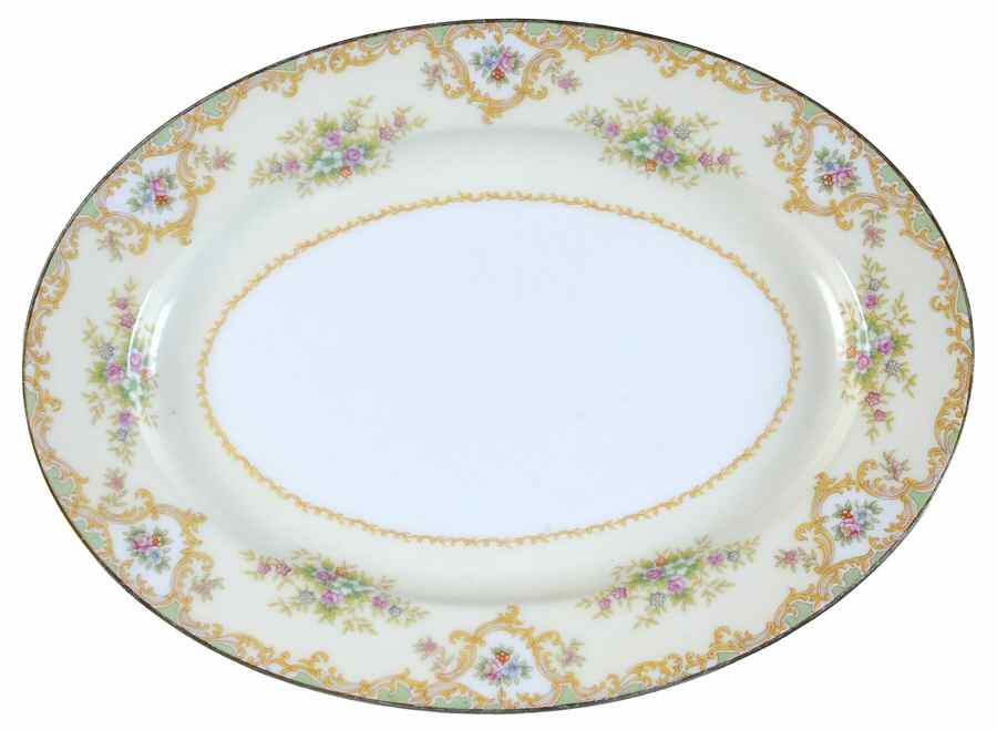 Fernand 11" Oval Serving Platter by Noritake-1