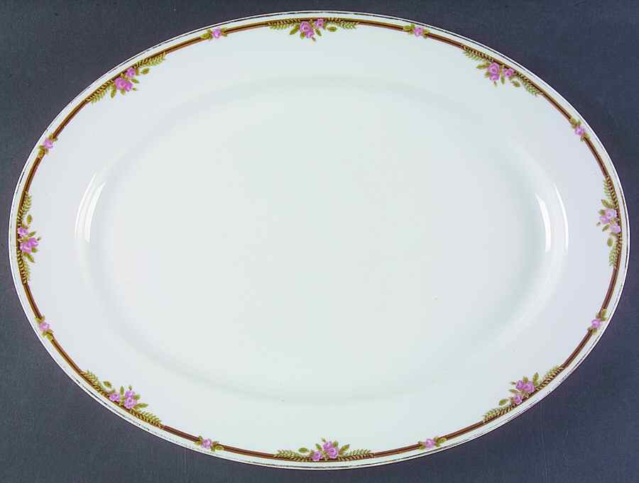 Ferncroft 16" Oval Serving Platter by Noritake-1