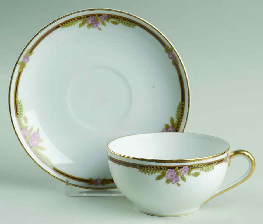 Ferncroft Flat Cup & Saucer Set by Noritake-1