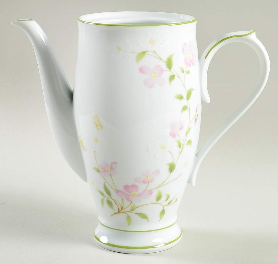 First Blush Coffee Pot No Lid by Noritake-1