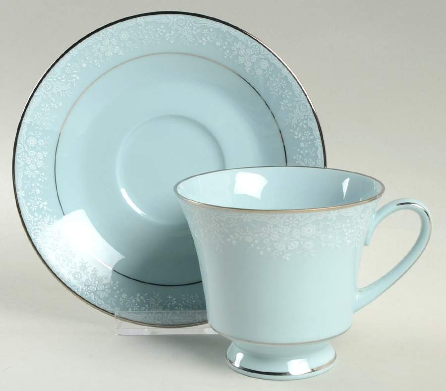 Fidelity Footed Cup & Saucer Set by Noritake-1