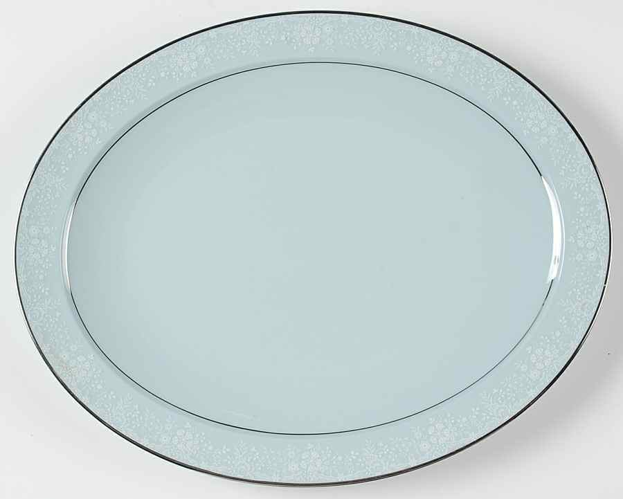 Fidelity 13" Oval Serving Platter by Noritake-1