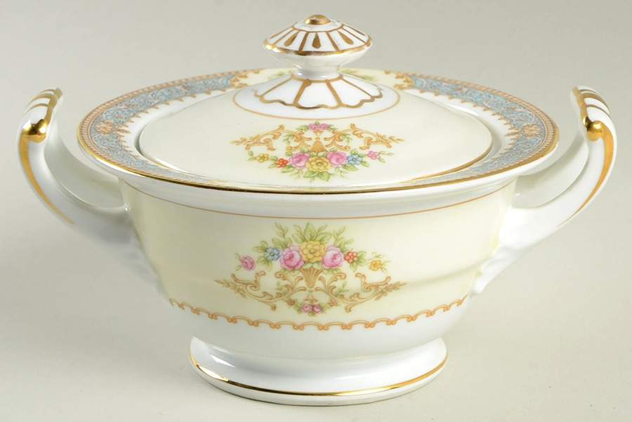 Fiesta Sugar Bowl & Lid by Noritake-1