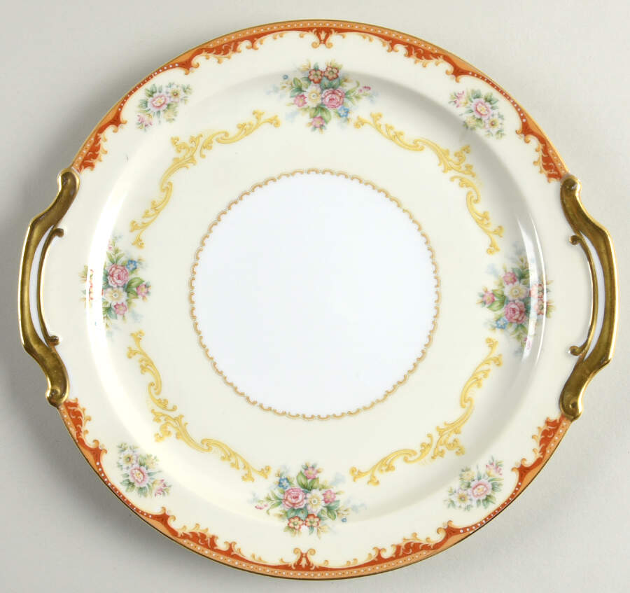 Fiesta Handled Cake Plate by Noritake-1