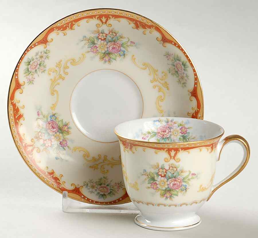 Fiesta Footed Demitasse Cup & Saucer Set by Noritake-1