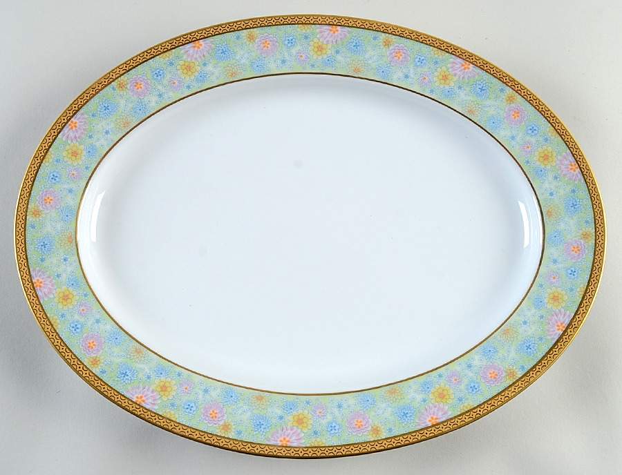 Figaro 13" Oval Serving Platter by Noritake-1