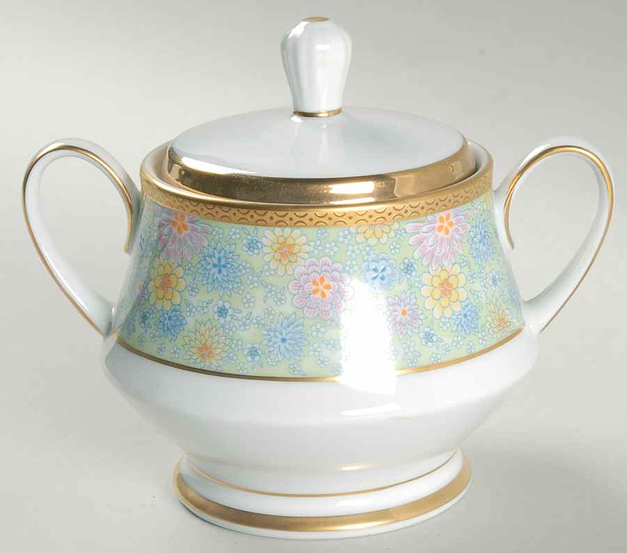 Figaro Sugar Bowl & Lid by Noritake-1