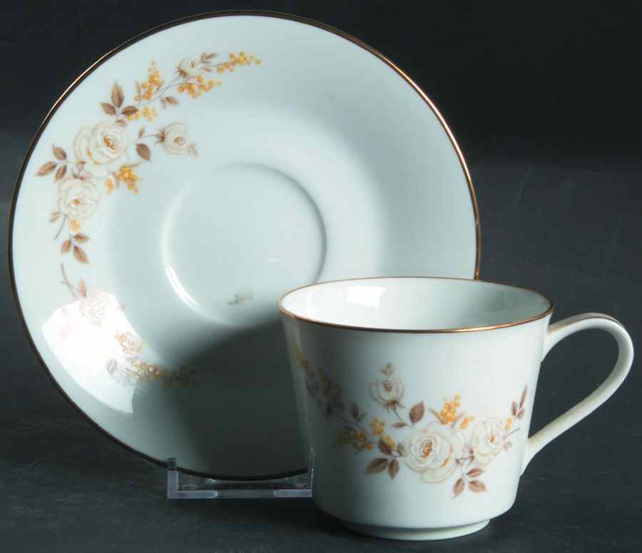 Fiona Flat Cup & Saucer Set by Noritake-1